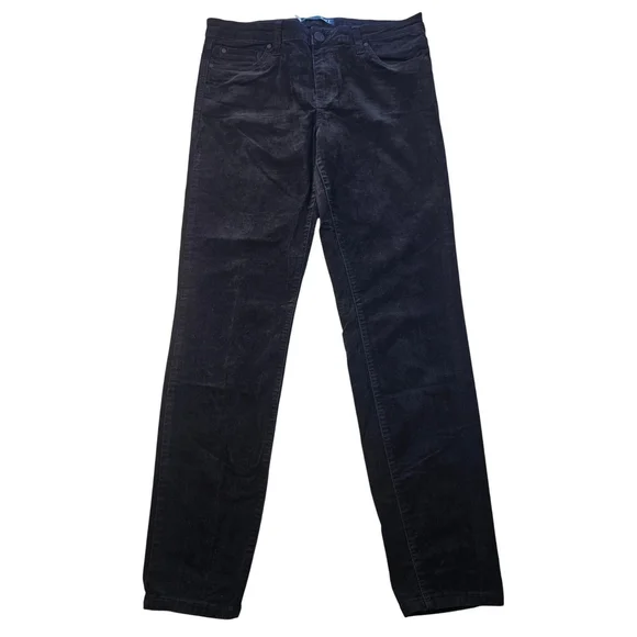 Kut From The Kloth Dianna Black Corduroy Skinny Jeans 10 - Picture 2 of 10
